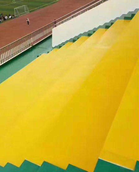 城口球场台阶翻新修补改造